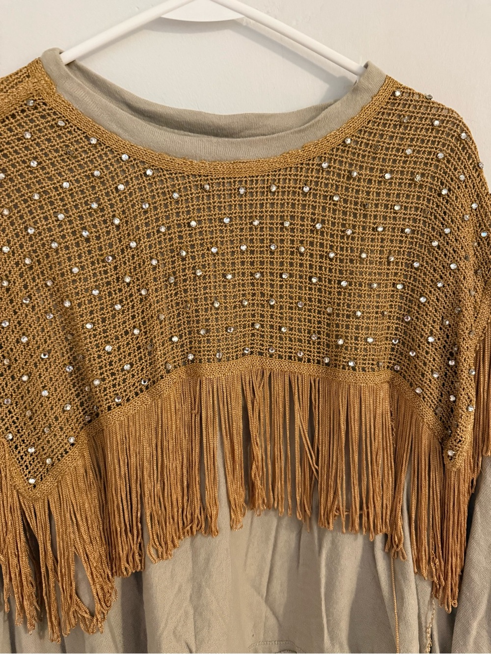 Free People Midnight Rodeo Fringed  Top - Picture 5 of 8